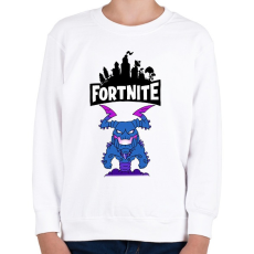 PRINTFASHION Fortnite Storm king - Gyerek pulóver - Fehér