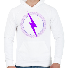 PRINTFASHION FORTNITE - STORM RUN! - Férfi kapucnis pulóver - Fehér férfi pulóver, kardigán