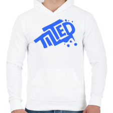 PRINTFASHION Fortnite - TILTED - Férfi kapucnis pulóver - Fehér férfi pulóver, kardigán