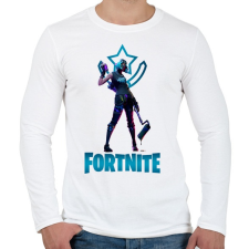 PRINTFASHION Fortnite: Tilted Teknique - Férfi hosszú ujjú póló - Fehér férfi póló