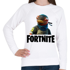 PRINTFASHION Fortnite_Triggerfish - Női pulóver - Fehér