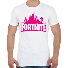 PRINTFASHION Fortnite valentin - Férfi póló - Fehér