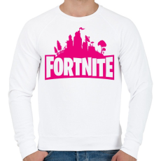 PRINTFASHION Fortnite valentin - Férfi pulóver - Fehér