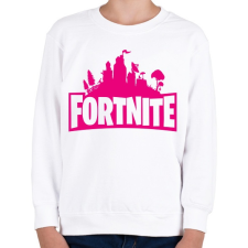 PRINTFASHION Fortnite valentin - Gyerek pulóver - Fehér gyerek pulóver, kardigán