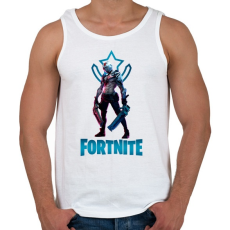 PRINTFASHION Fortnite: X-Lord - Férfi atléta - Fehér