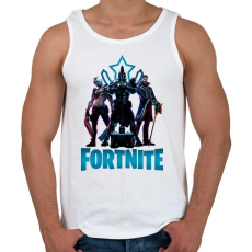 PRINTFASHION Fortnite: X-Lord, Ultima Knight, Y0ND3R - Férfi atléta - Fehér