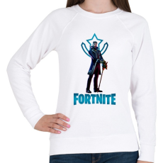 PRINTFASHION Fortnite: Y0ND3R - Női pulóver - Fehér