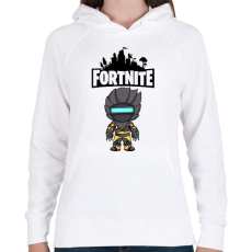 PRINTFASHION Fortnite Zenith Max - Női kapucnis pulóver - Fehér