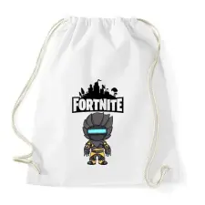 PRINTFASHION Fortnite Zenith Max - Sportzsák, Tornazsák - Fehér tornazsák
