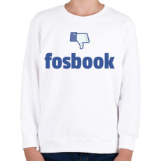 PRINTFASHION fosbook - Gyerek pulóver - Fehér