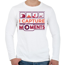 PRINTFASHION Fotós - Férfi hosszú ujjú póló - Fehér férfi póló