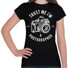 PRINTFASHION Fotós  - Női póló - Fekete női póló