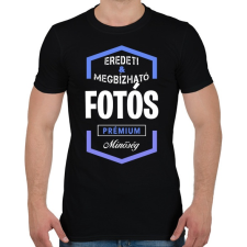 PRINTFASHION Fotós prémium minőség - Férfi póló - Fekete férfi póló