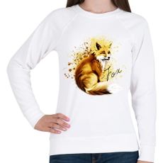 PRINTFASHION fox2 - Női pulóver - Fehér