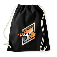 PRINTFASHION Fox - Sportzsák, Tornazsák - Fekete tornazsák