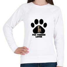 PRINTFASHION Fox Terrier Lover - Női pulóver - Fehér
