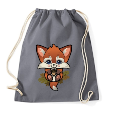 PRINTFASHION FoxCub - Sportzsák, Tornazsák - Grafitszürke tornazsák