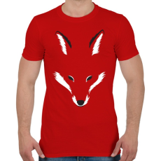 PRINTFASHION Foxy shape - Férfi póló - Piros