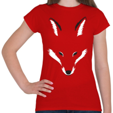 PRINTFASHION Foxy shape - Női póló - Piros női póló