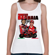 PRINTFASHION Francesco Bagnaia - Női atléta - Fehér női trikó