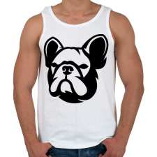 PRINTFASHION Franchie - Férfi atléta - Fehér atléta, trikó