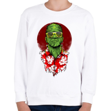 PRINTFASHION Frank nyaral - Gyerek pulóver - Fehér