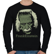 PRINTFASHION FrankEinstein - Férfi pulóver - Fekete férfi pulóver, kardigán