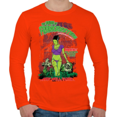 PRINTFASHION Frankenstein menyasszonya - Férfi hosszú ujjú póló - Narancs