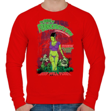PRINTFASHION Frankenstein menyasszonya - Férfi pulóver - Piros férfi pulóver, kardigán