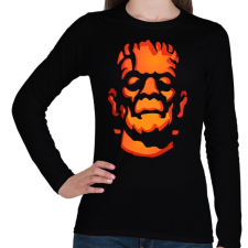 PRINTFASHION frankenstein - Női hosszú ujjú póló - Fekete női póló