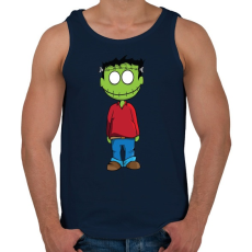 PRINTFASHION Franki - Férfi atléta - Sötétkék