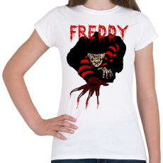 PRINTFASHION freddy cartoon - Női póló - Fehér
