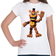 PRINTFASHION Freddy - Fazbear & Friends FNAF - Női póló - Fehér