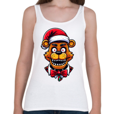 PRINTFASHION Freddy Fazbear Karácsonyi minta - Női atléta - Fehér