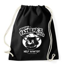 PRINTFASHION Freddy Fazbears pizza2 - Sportzsák, Tornazsák - Fekete tornazsák