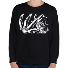 PRINTFASHION Freddy Krueger 2 - Gyerek pulóver - Fekete
