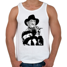 PRINTFASHION Freddy_Krueger - Férfi atléta - Fehér