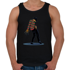 PRINTFASHION Freddy tánc - Férfi atléta - Fekete