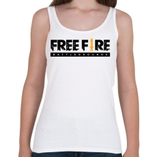 PRINTFASHION Free Fire - Női atléta - Fehér