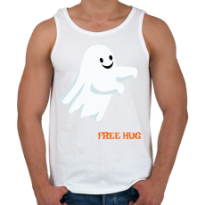 PRINTFASHION Free hug... - Férfi atléta - Fehér