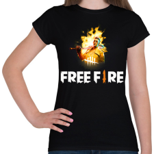 PRINTFASHION freefire1 - Női póló - Fekete női póló