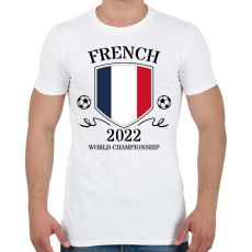 PRINTFASHION French 2022 - Férfi póló - Fehér