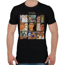 PRINTFASHION Frida - részletek - Férfi póló - Fekete