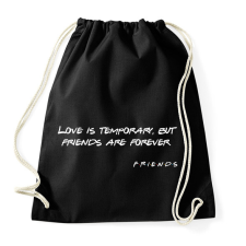 PRINTFASHION Friends 05 - Sportzsák, Tornazsák - Fekete tornazsák