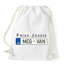 PRINTFASHION Friss jogsis - Sportzsák, Tornazsák - Fehér tornazsák