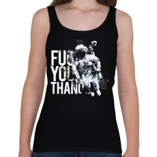 PRINTFASHION Fuck You Thanos - Női atléta - Fekete