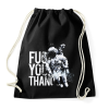 PRINTFASHION Fuck You Thanos - Sportzsák, Tornazsák - Fekete
