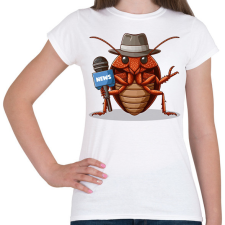 PRINTFASHION Független újságíró - Női póló - Fehér női póló