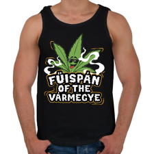 PRINTFASHION Fűispán of the vármegye! - Férfi atléta - Fekete atléta, trikó