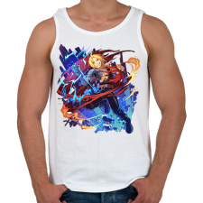 PRINTFASHION Fullmetal Alchemist - Férfi atléta - Fehér atléta, trikó